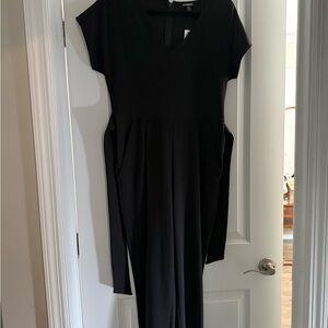 Express Black Straight Leg Jumpsuit